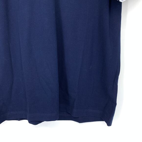 Stomper 98 Band Polo Shirt Mens Size Large Navy Blue Logo Short Sleeve NEW - Picture 4 of 6
